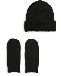 Pieces - Set: Mütze Und Handschuhe Pcnynne - Lyst