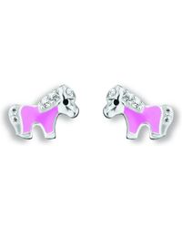 ONE ELEMENT - Ohrstecker Mit Zirkonia "Ponny" - Lyst