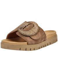 Gabor - Pantoletten Leder Pantolette - Lyst