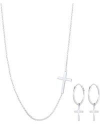 Elli Jewelry - Schmuckset Kreuz - Lyst