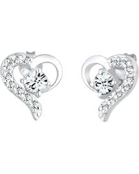 Elli Jewelry - Ohrringe Heart - Lyst
