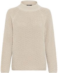 Olsen - Pullover, Gerade Geschnitten, Weicher, Wärmender Materialmix - Lyst