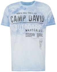 Camp David - T-shirt 'north sea trail' - Lyst