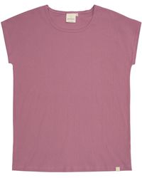 greenjama - Schlafshirt Lässiges T-Shirt Aus Derby-Rib - Lyst