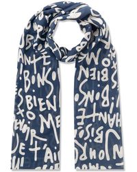 Codello - Schal Mit Französischen Typo-Prints - Lyst