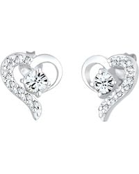 Elli Jewelry - Ohrringe Heart - Lyst