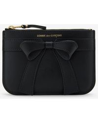 Comme des Garçons - Sa8100Bb Big Bow Wallet, Leather - Lyst