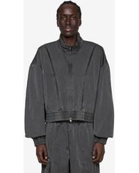Nike - Cropped Track Jacket, Polyester - Lyst