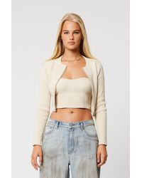 Abrand Jeans - Nicky Zip Through Knit - Lyst