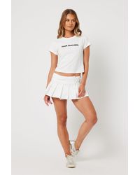 Abrand Jeans - Rip Curl 99 Low Pleated Skirt Wash - Lyst