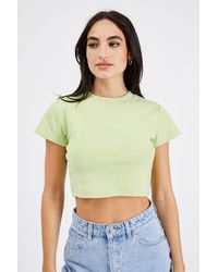 Abrand Jeans - 90S Crop Tee Faded Fluro - Lyst