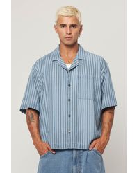 Abrand Jeans - Bobby Camp Stripe Shirt - Lyst