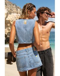 Abrand Jeans - Rip Curl 99 Low Skirt Ariane Tape - Lyst