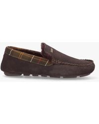 Barbour - Monty Suede Moccasin Slippers - Lyst