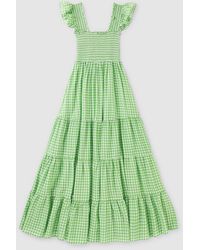 RIXO London Kendall Dress in Green | Lyst