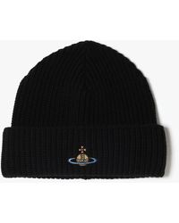 Vivienne Westwood - Recycled Wool Orb Beanie Hat - Lyst