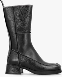 Miista - Alzira Leather Mid-Calf Boots Leather - Lyst