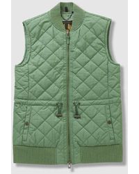 Belstaff Synthetic Delancy Gilet in Green Womens Clothing Jackets Waistcoats and gilets 