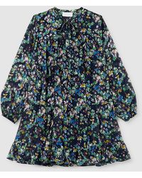 iBlues - Women's Idro Floral Chiffon Babydoll Dress - Lyst