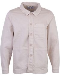 Wax London Chet Jacket Organic Cotton Twill - Grey