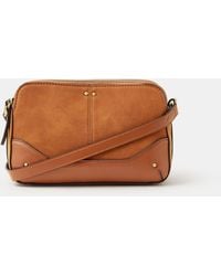 Accessorize - Classic Double Zip Crossbody Bag - Lyst