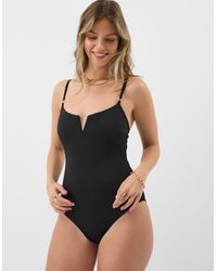 Accessorize - V-Front Shaping Swimsuit - Lyst