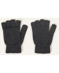 Accessorize - Plain Capped Gloves - Lyst