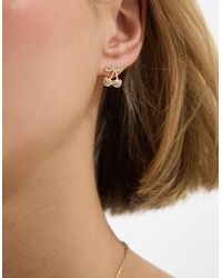 Accessorize - Diamanté Cherry Stud Earrings - Lyst