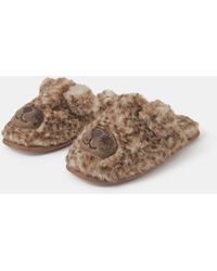 Accessorize - Teddy Mule Slippers - Lyst