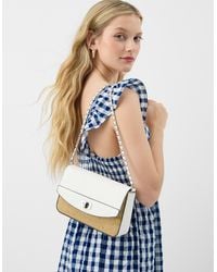 Accessorize - Twistlock Raffia Crossbody Bag - Lyst