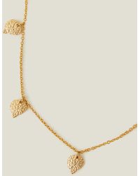 Accessorize - Women's 14ct Gold-plated Station Bobble Charm Necklace - Lyst