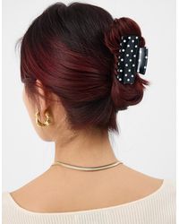 Accessorize - 2-Pack Polka Dot Claw Clips - Lyst