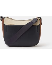 Accessorize - Leather Colour Block Crossbody Bag - Lyst