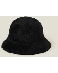 Accessorize - Super-Soft Nylon Fluffy Bucket Hat - Lyst