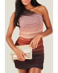 Accessorize - Leather Fold Over Clutch Bag - Lyst