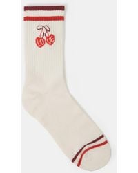 Accessorize - X Good Manners Cherry Socks - Lyst