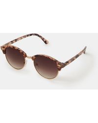 Accessorize - Tort Browline Sunglasses - Lyst
