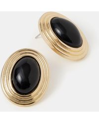 Accessorize - Statement Oval Stud Earrings - Lyst
