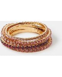 Accessorize - 5-Pack Sparkle Stretch Bracelets - Lyst