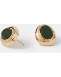 Accessorize - Statement Resin Stone Stud Earrings - Lyst