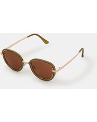Accessorize - Metal Preppy Sunglasses - Lyst