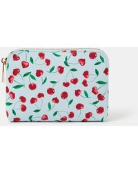 Accessorize - Leather Cherry Print Coin Purse - Lyst