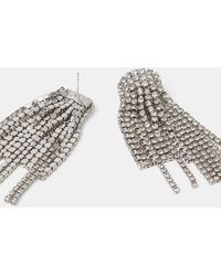 Accessorize - Cascading Crystal Drop Earrings - Lyst