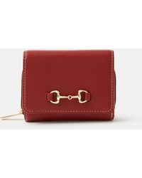 Accessorize - Horsebit Tri-Fold Purse - Lyst