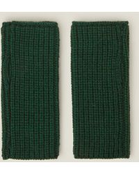 Accessorize - Ribbed Cut Off Gloves - Lyst