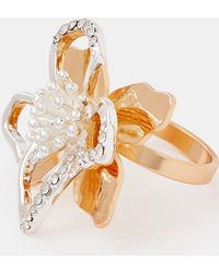 Accessorize - Cut Out Flower Statement Ring - Lyst