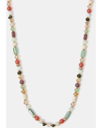 Accessorize - Mix Bead Necklace - Lyst