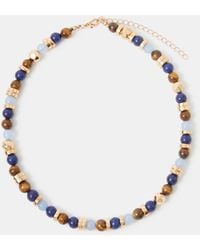 Accessorize - Mix Bead Necklace - Lyst