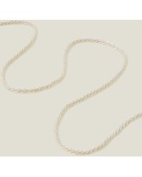 Accessorize - Women's Sterling Silver-plated Chain Necklace - Lyst