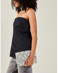 Accessorize - Metallic Embellished Clutch Bag - Lyst